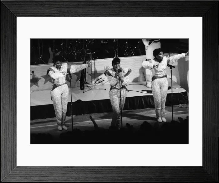 Framed Print : Pop group Five Star pictured backstage during their concert at the Colston Hall, Bristol Framed Print : Pop group Five Star pictured backstage during their concert at the Colston Hall, Bristol
