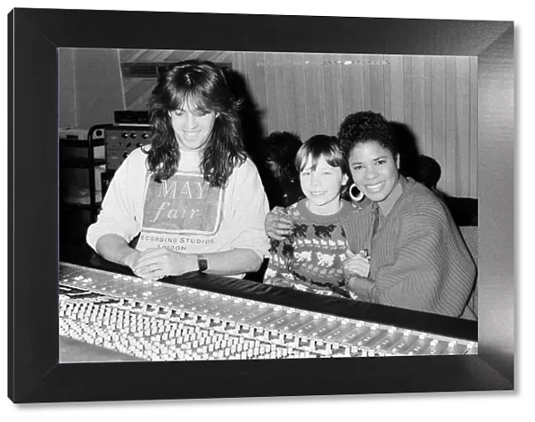 Lorraine Pearson of pop group Five Star meeting some of their young fans. 23rd March 1988