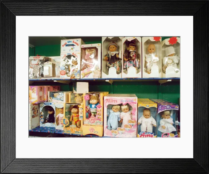 Framed Print : Interior view of Romer Parrish toy shop. October 1993 Framed Print : Interior view of Romer Parrish toy shop. October 1993
