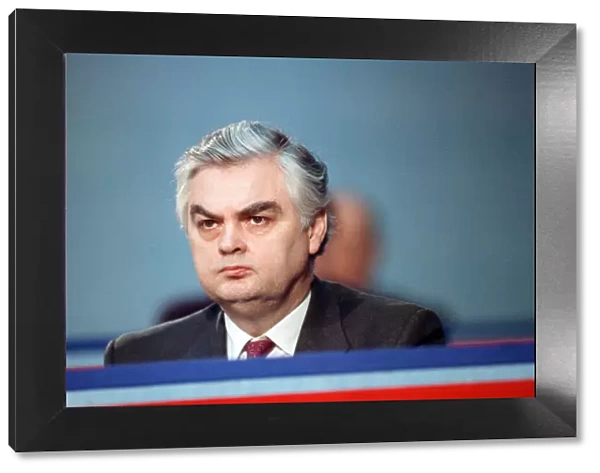Norman Lamont at the launch of the Conservative party election manifesto. 18th March 1992