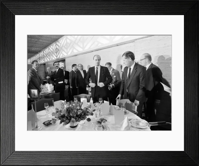 Framed Print : Norman Tebbit at The Savoy Luncheon. 10th June 1986 Framed Print : Norman Tebbit at The Savoy Luncheon. 10th June 1986