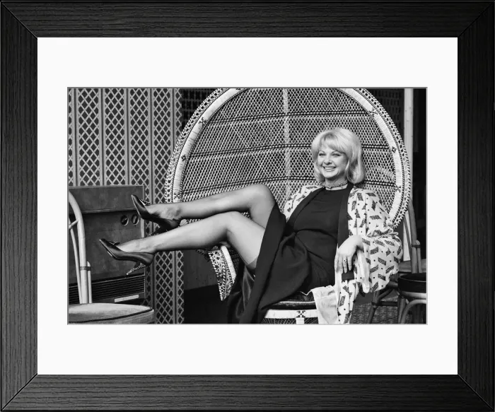 Framed Print : Mandy Rice Davies, pictured in 1986. Marilyn Davies Framed Print : Mandy Rice Davies, pictured in 1986. Marilyn Davies
