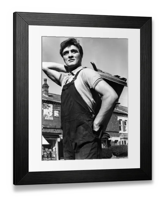 Framed Print : Johnny Carroll. Comedian from Balsall Heath, Birmingham, Midlands Framed Print : Johnny Carroll. Comedian from Balsall Heath, Birmingham, Midlands