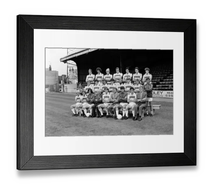 Framed Print : Reading football club. July 1981 Framed Print : Reading football club. July 1981