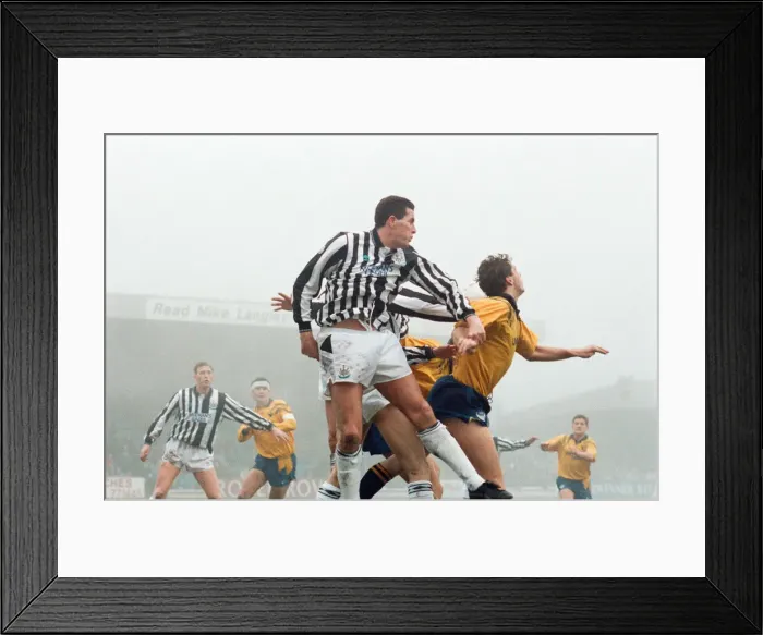 Framed Print : Oxford 5-2 Newcastle, English League Division Two match held at Manor Ground Framed Print : Oxford 5-2 Newcastle, English League Division Two match held at Manor Ground