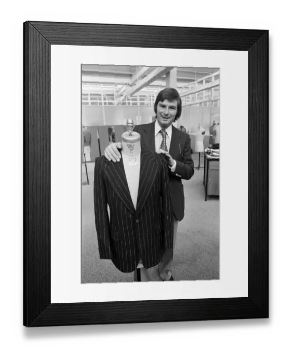 Framed Print : Consultant designer William Van Overdyk shows off his latest designs at the Burton Framed Print : Consultant designer William Van Overdyk shows off his latest designs at the Burton