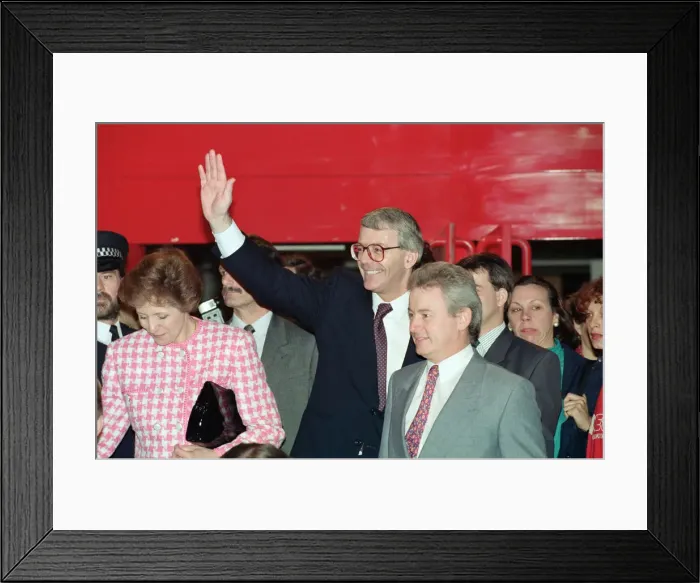 Framed Print : Prime Minister John Major and his wife Norma at the Ideal Home Exhibition, Earls Court Framed Print : Prime Minister John Major and his wife Norma at the Ideal Home Exhibition, Earls Court