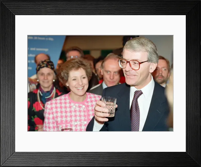 Framed Print : Prime Minister John Major and his wife Norma at the Ideal Home Exhibition, Earls Court Framed Print : Prime Minister John Major and his wife Norma at the Ideal Home Exhibition, Earls Court