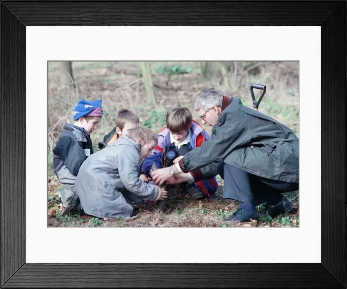 Framed Print : Prime Minister John Major in Huntingdon, during the general election campaign