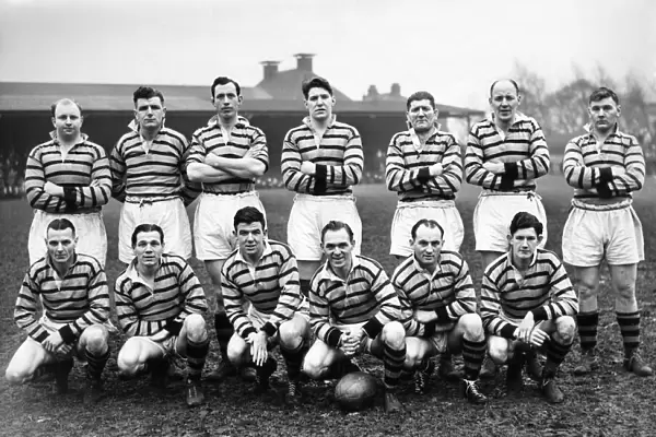 Castleford R. L. F. C. Back: Harris, East, Howard, Thornton, Jones, Kitching, Houghey