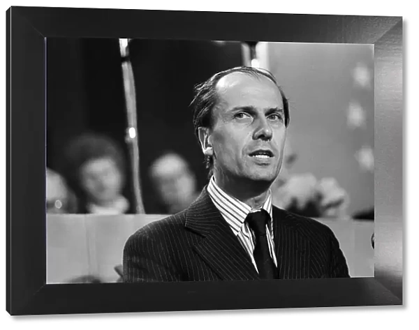 Norman Tebbit at the Conservative party conference. October 1977