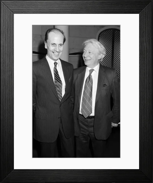 Framed Print : Geoffrey Goodman, Daily Mirror journalist, presented with Granada TV Framed Print : Geoffrey Goodman, Daily Mirror journalist, presented with Granada TV