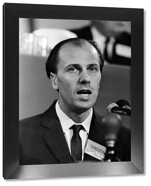 Norman Tebbit on the second day of the Conservative party conference. October 1966