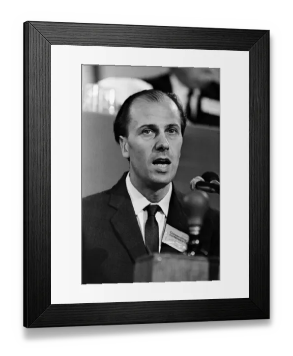 Framed Print : Norman Tebbit on the second day of the Conservative party conference. October 1966 Framed Print : Norman Tebbit on the second day of the Conservative party conference. October 1966