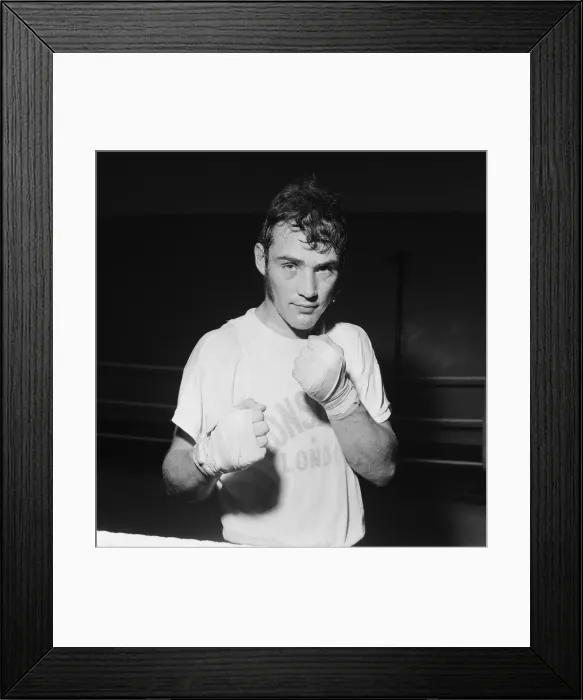 Framed Print : Alan Minter (born 17 August 1951) is a British former professional boxer who competed