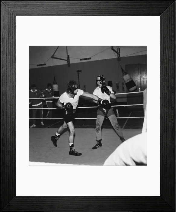 Framed Print : Alan Minter (born 17 August 1951) is a British former professional boxer who competed