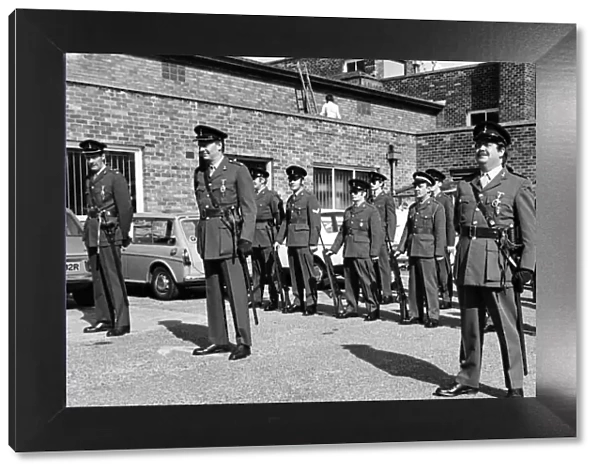Men from the 33 Signal Regiment (V) at the Alamein Centre, Huyton