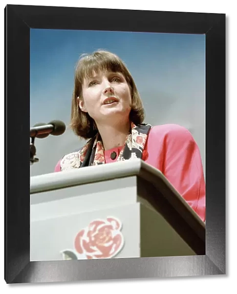 Member of Parliament for Camberwell and Peckham Harriet Harman campaigns ahead of
