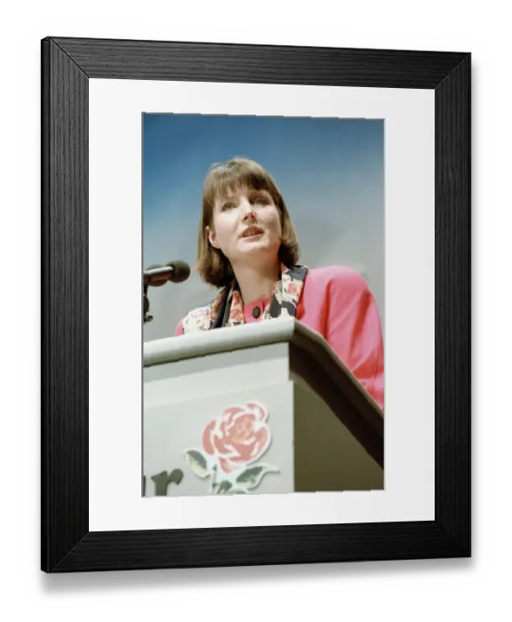 Framed Print : Member of Parliament for Camberwell and Peckham Harriet Harman campaigns ahead of Framed Print : Member of Parliament for Camberwell and Peckham Harriet Harman campaigns ahead of