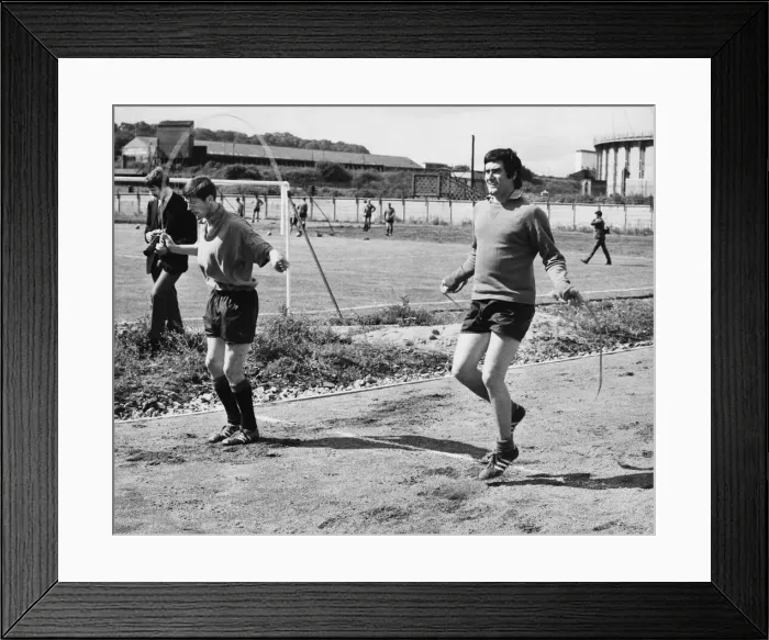 Framed Print : Jim Baxter was a Scottish professional footballer who played as a left half