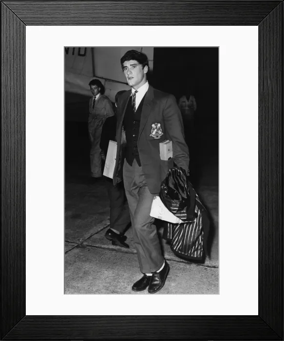 Framed Print : Jim Baxter was a Scottish professional footballer who played as a left half