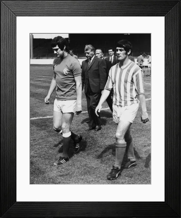 Framed Print : Jim Baxter was a Scottish professional footballer who played as a left half Framed Print : Jim Baxter was a Scottish professional footballer who played as a left half