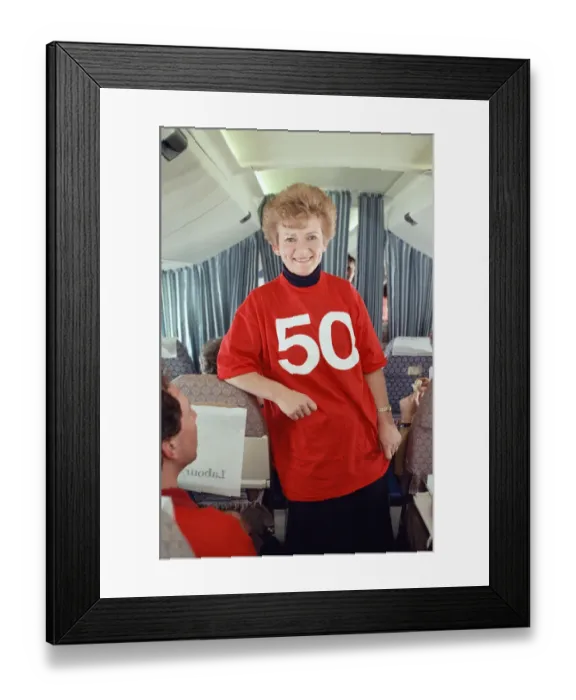 Framed Print : The Labour Party campaigning in Scotland ahead of the 1992 General Election
