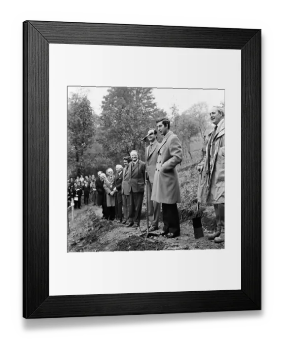 Framed Print : Prince Charles, Prince of Wales visits National Trust land in the Gower Coast Bishopston Framed Print : Prince Charles, Prince of Wales visits National Trust land in the Gower Coast Bishopston