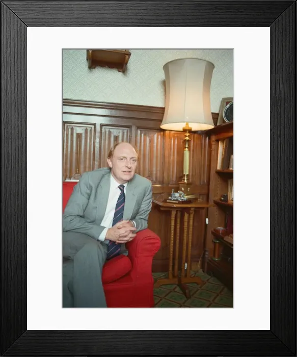 Framed Print : Leader of the Labour party Neil Kinnock. 12th July 1990 Framed Print : Leader of the Labour party Neil Kinnock. 12th July 1990