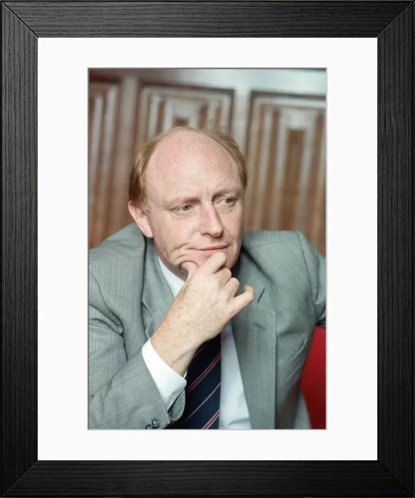 Framed Print : Leader of the Labour party Neil Kinnock. 12th July 1990 Framed Print : Leader of the Labour party Neil Kinnock. 12th July 1990
