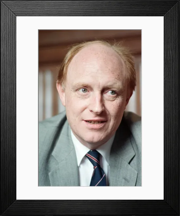 Framed Print : Leader of the Labour party Neil Kinnock. 12th July 1990 Framed Print : Leader of the Labour party Neil Kinnock. 12th July 1990