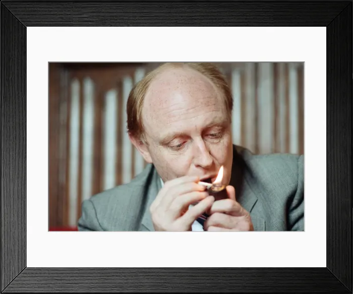 Framed Print : Leader of the Labour party Neil Kinnock. 12th July 1990