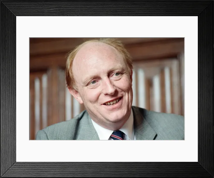 Framed Print : Leader of the Labour party Neil Kinnock. 12th July 1990
