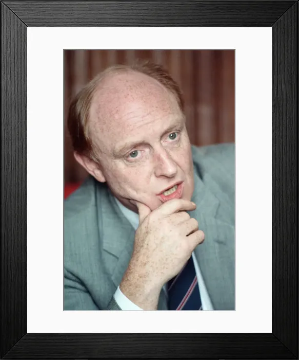 Framed Print : Leader of the Labour party Neil Kinnock. 12th July 1990 Framed Print : Leader of the Labour party Neil Kinnock. 12th July 1990
