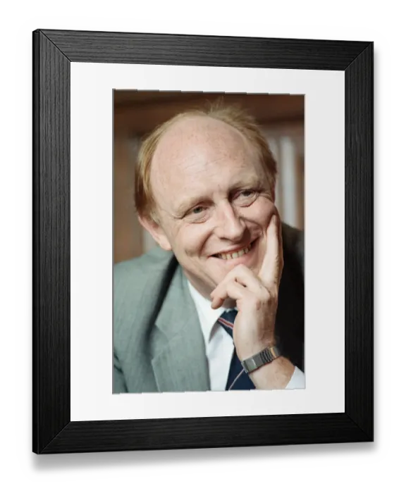 Framed Print : Leader of the Labour party Neil Kinnock. 12th July 1990