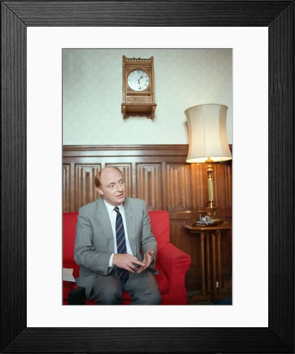 Framed Print : Leader of the Labour party Neil Kinnock. 12th July 1990 Framed Print : Leader of the Labour party Neil Kinnock. 12th July 1990