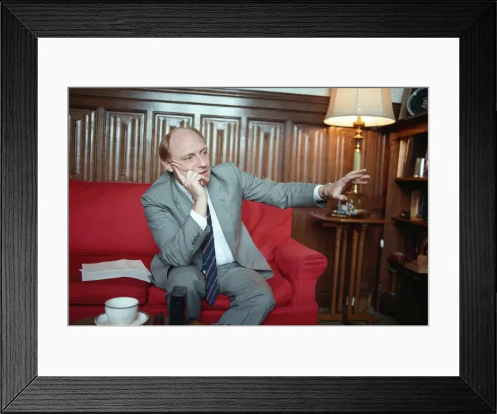 Framed Print : Leader of the Labour party Neil Kinnock. 12th July 1990 Framed Print : Leader of the Labour party Neil Kinnock. 12th July 1990