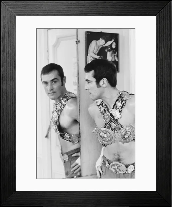 Framed Print : Alan Minter (born 17 August 1951) is a British former professional boxer who competed