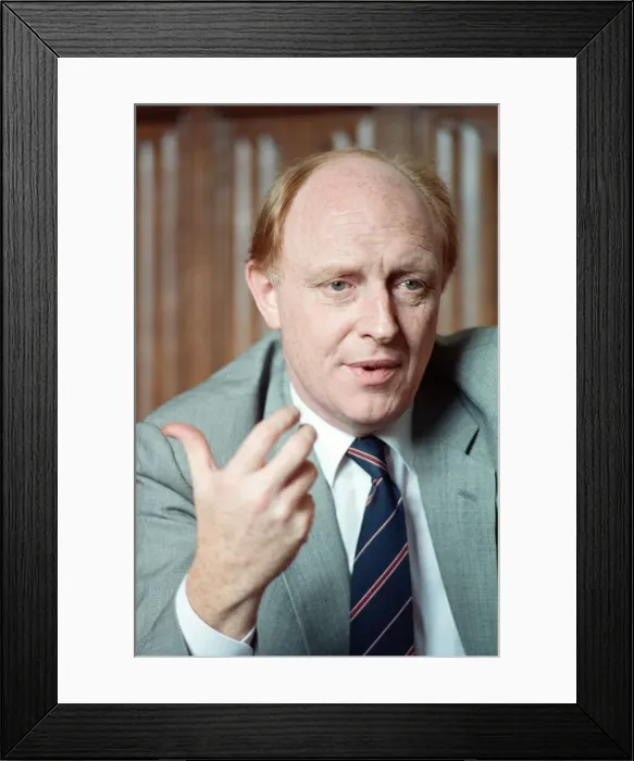 Framed Print : Leader of the Labour party Neil Kinnock. 12th July 1990