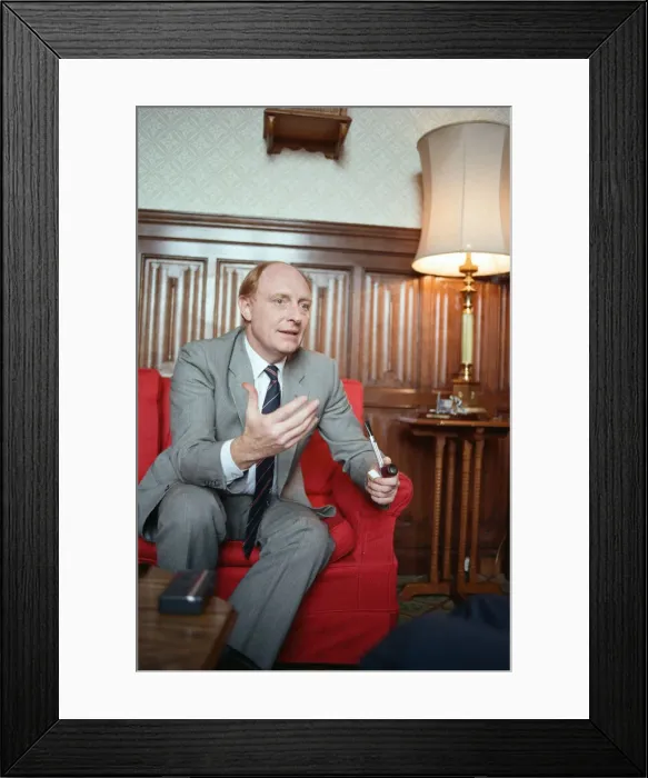 Framed Print : Leader of the Labour party Neil Kinnock. 12th July 1990