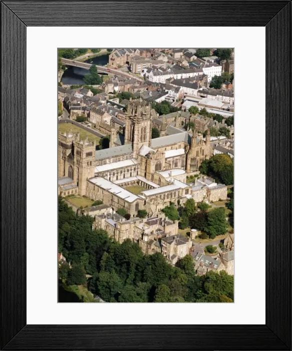 Framed Print : An Aerial photograph of Durham Cathedral, County Durham, North East England Framed Print : An Aerial photograph of Durham Cathedral, County Durham, North East England