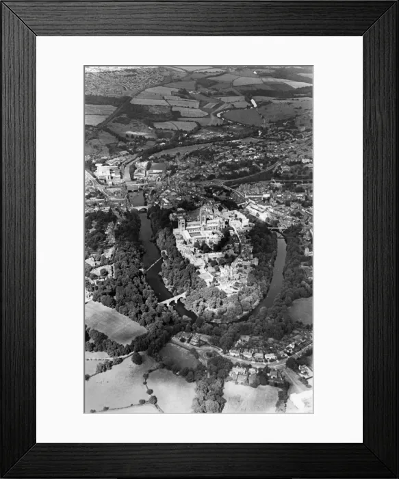 Framed Print : An Aerial photograph of Durham, County Durham, North East England Framed Print : An Aerial photograph of Durham, County Durham, North East England