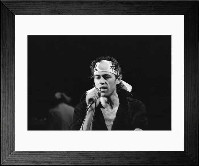Framed Print : The Boomtown Rats performing on stage in Tokyo, Japan. Pictured Framed Print : The Boomtown Rats performing on stage in Tokyo, Japan. Pictured