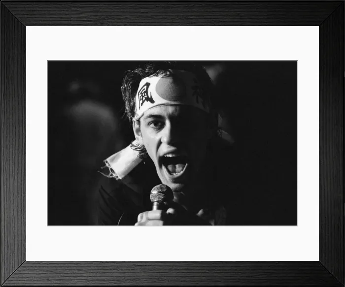 Framed Print : The Boomtown Rats performing on stage in Tokyo, Japan. Pictured Framed Print : The Boomtown Rats performing on stage in Tokyo, Japan. Pictured