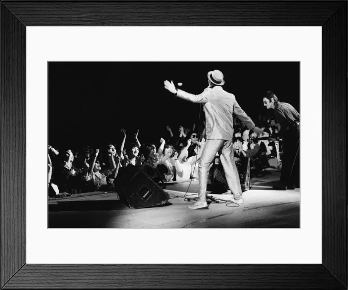Framed Print : The Boomtown Rats performing on stage in Tokyo, Japan. May 1980 Framed Print : The Boomtown Rats performing on stage in Tokyo, Japan. May 1980