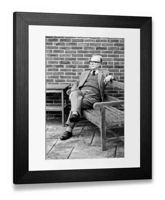Framed Print : Mr Justice Melford Stevenson at his home The Truncheons'in Sussex