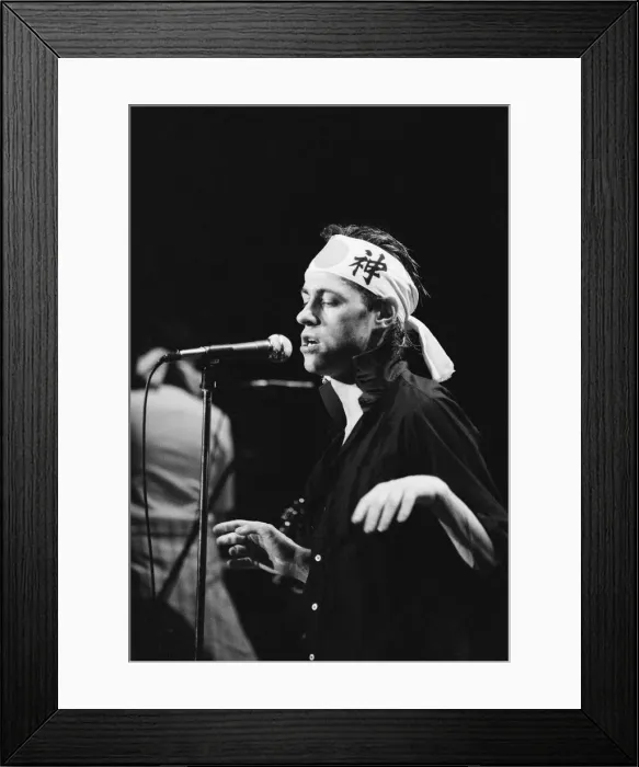 Framed Print : The Boomtown Rats performing on stage in Tokyo, Japan. Pictured Framed Print : The Boomtown Rats performing on stage in Tokyo, Japan. Pictured