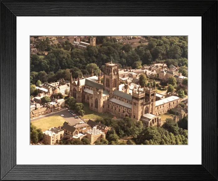 Framed Print : An Aerial photograph of Durham, County Durham, North East England Framed Print : An Aerial photograph of Durham, County Durham, North East England
