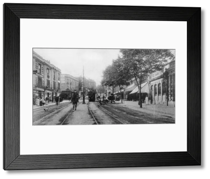 Framed Print : Blackboy Hill, Bristol, Circa 1900