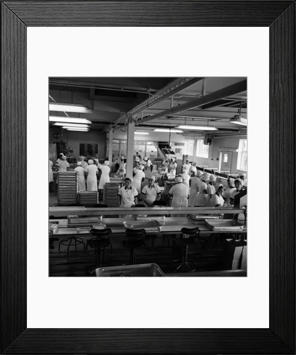 Framed Print : Bassets confectionery factory, Owlerton, Sheffield. 4th September 1967 Framed Print : Bassets confectionery factory, Owlerton, Sheffield. 4th September 1967